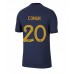 Billige Frankrig Kingsley Coman #20 Hjemmebane Fodboldtrøjer VM 2022 Kortærmet